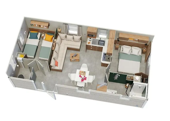 Mobile-Home Dans Camping 4 Etoiles
